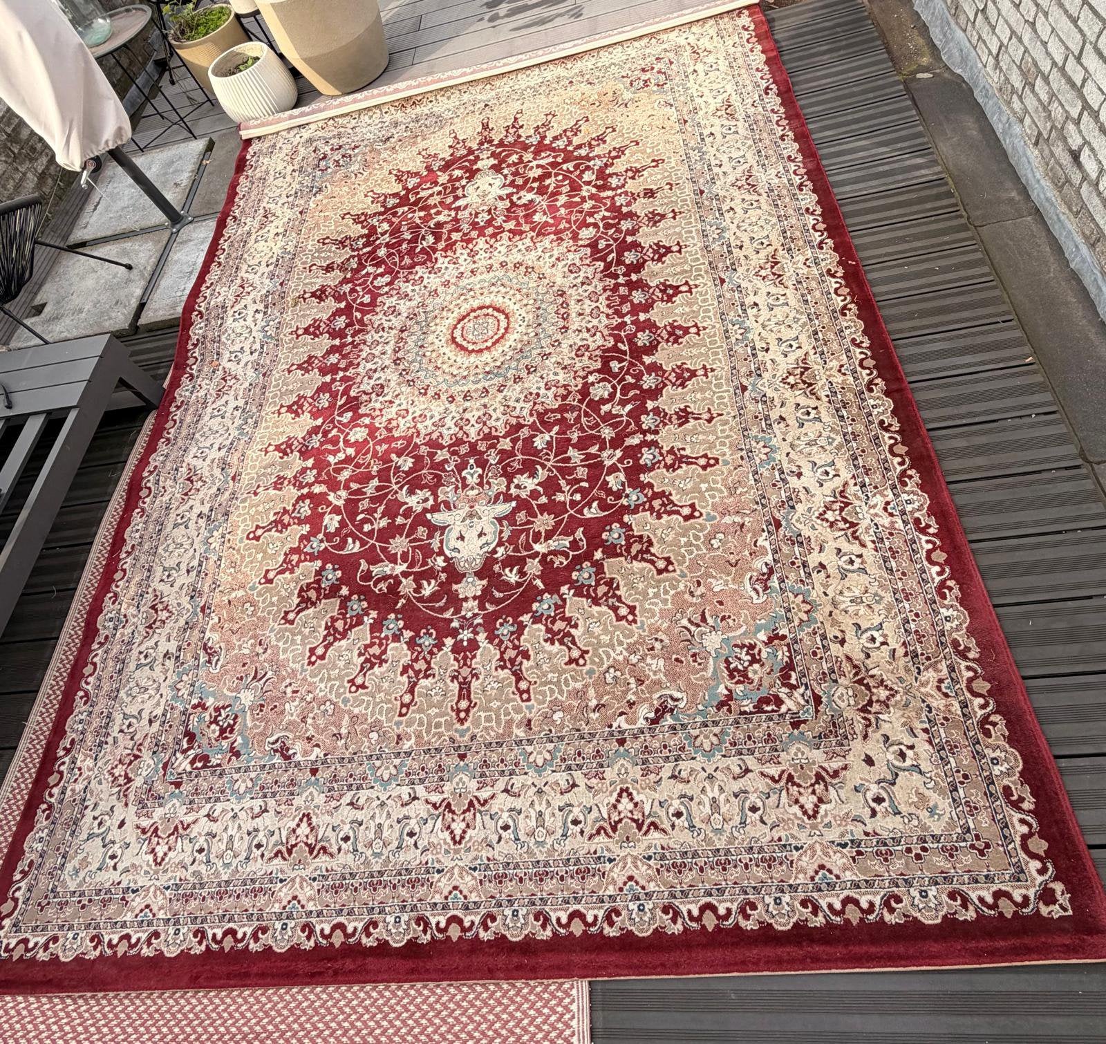 Perzisch tapijt 340x240, Ophalen, Gebruikt, 200 cm of meer, 200 cm of meer
