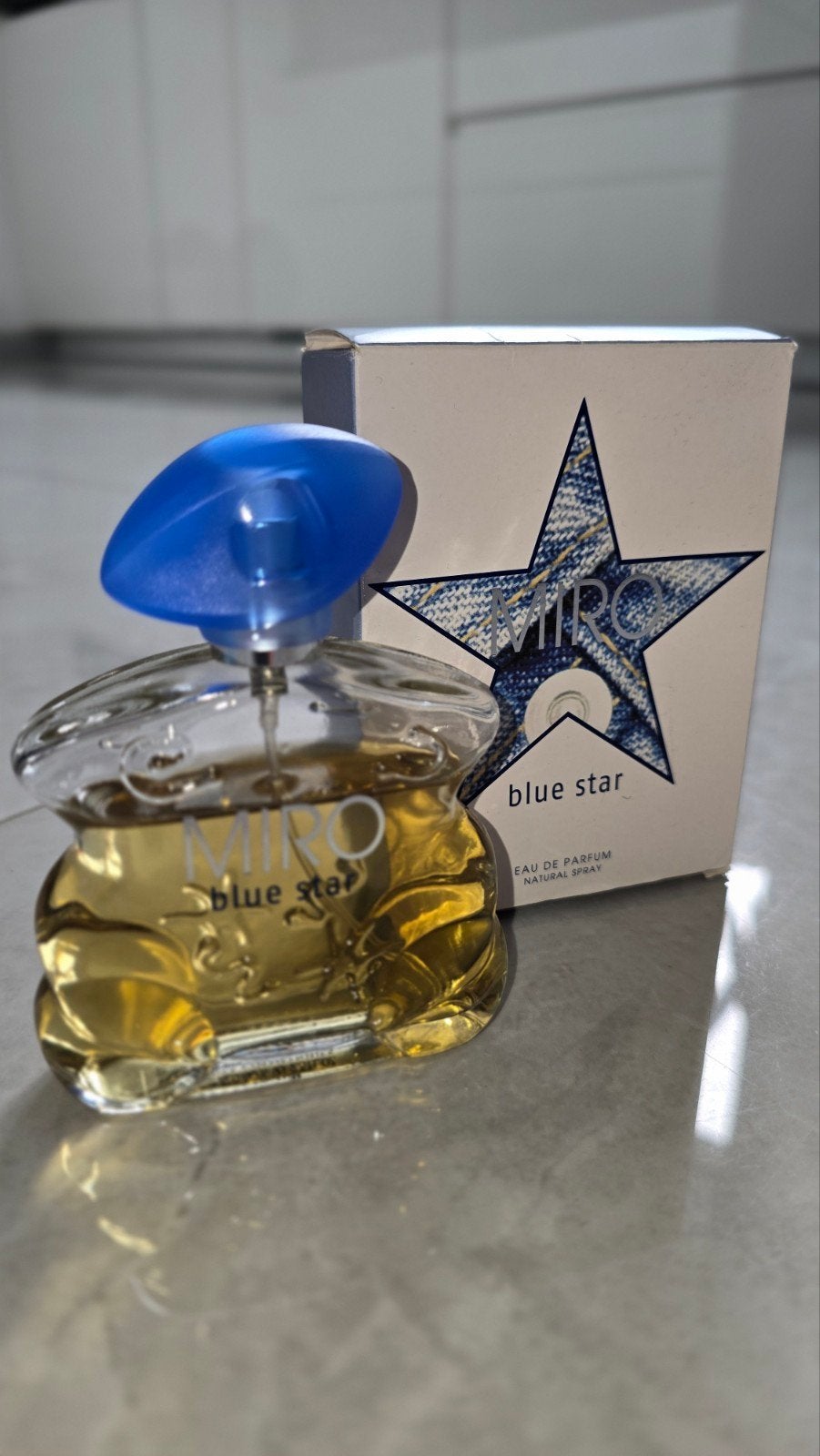 Miro -  Blue Star 75ml (Ruikt naar Angel Mugler), Ophalen of Verzenden, Gebruikt