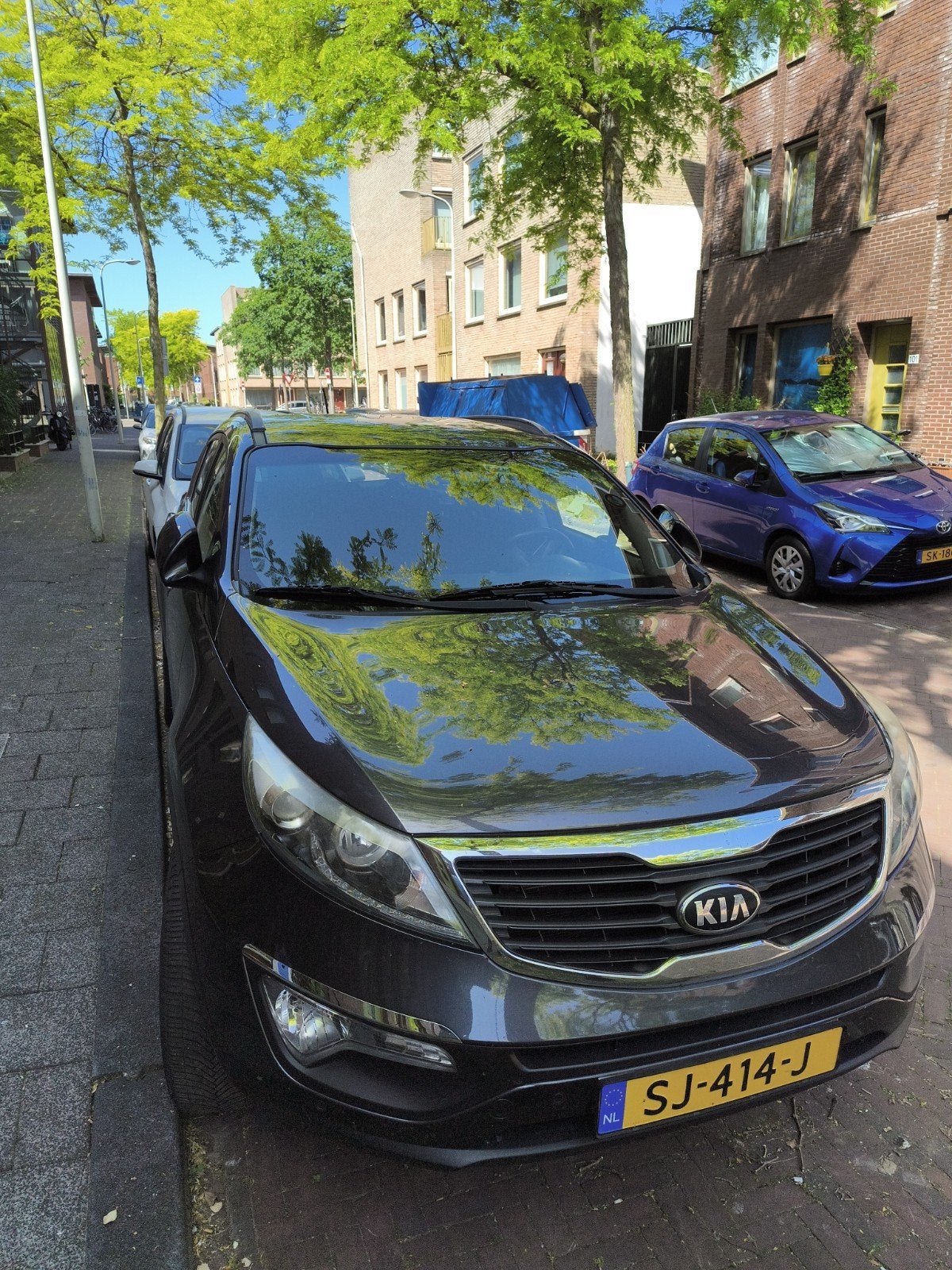 Kia Sportage 1.6 GDI 2WD 2013 Grijs, Auto's, Voorwielaandrijving, 15 km/l, 1280 kg, 1591 cc