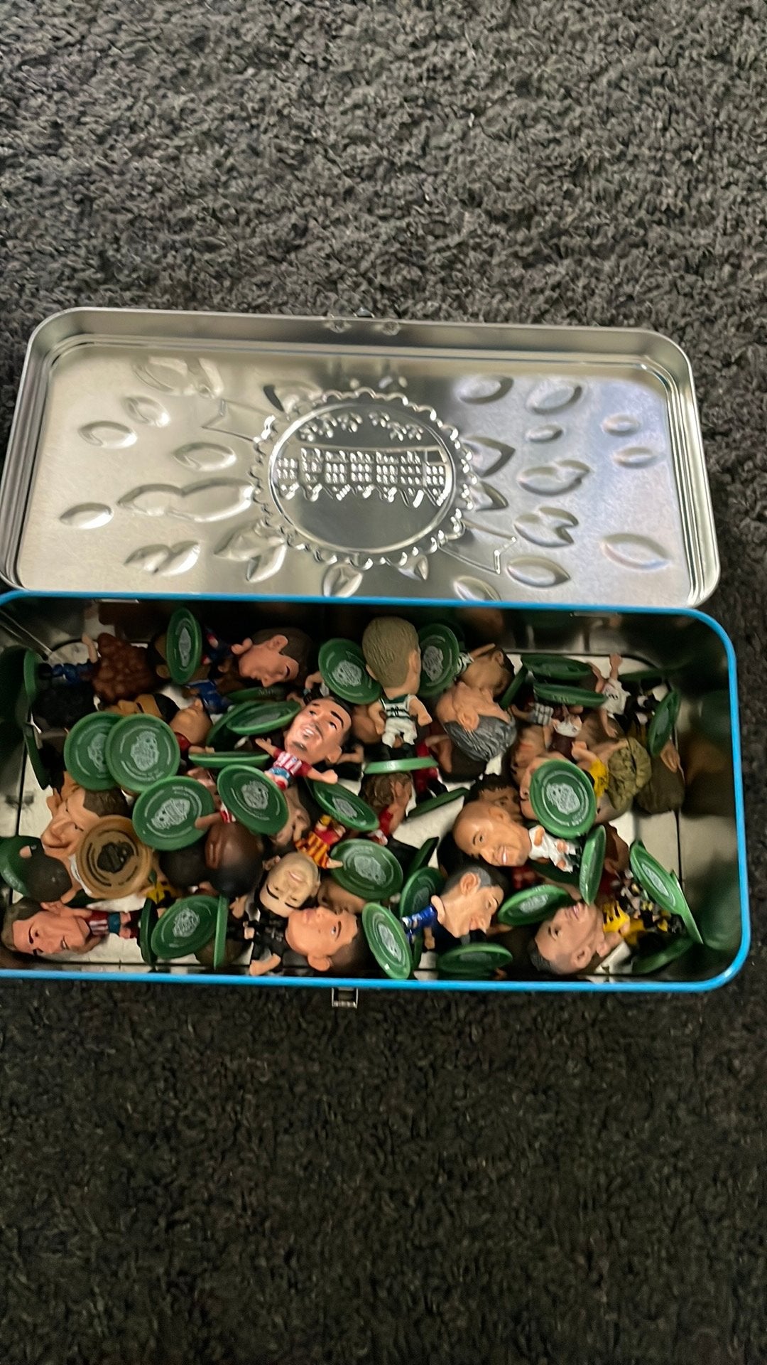 Blik Soccerstarz poppetjes, Ophalen of Verzenden, Gebruikt