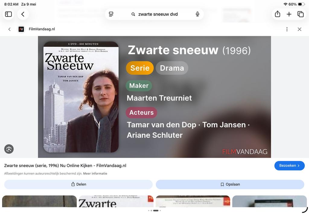 Dvd zwarte sneeuw, Tickets en Kaartjes, Concerten | Klassiek, Eén persoon, November, Instrumentaal