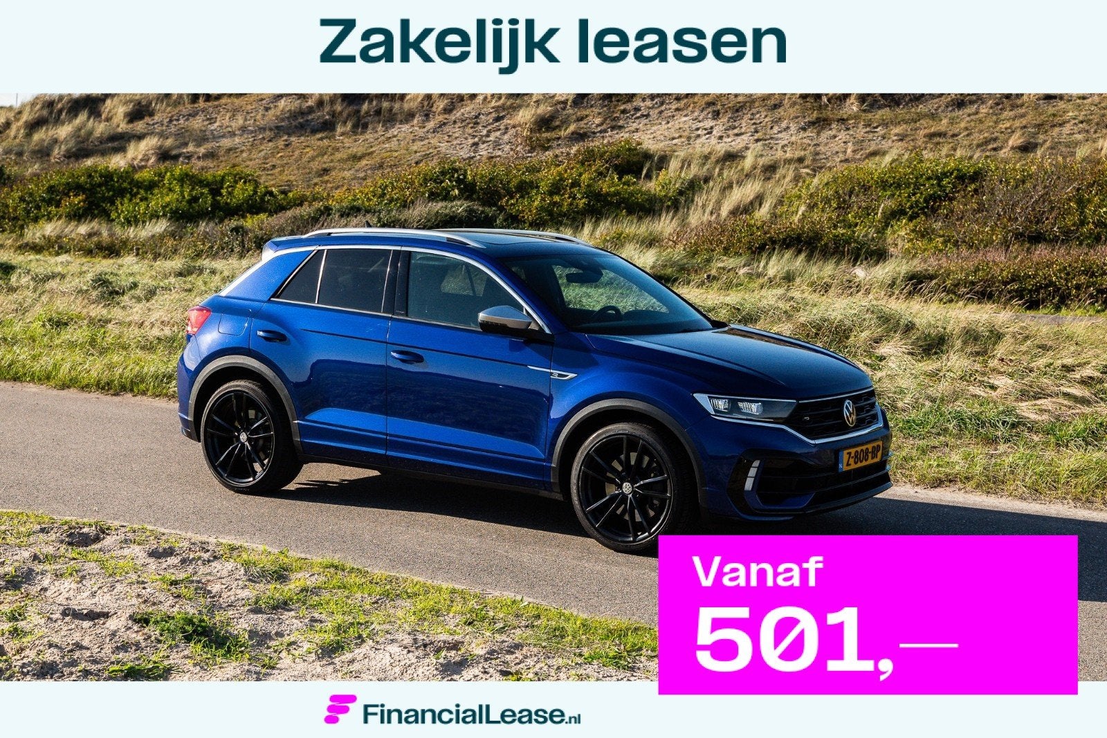 Volkswagen T-Roc 2.0 TSI 4Motion R - AKRAPOVIC - PANORAMADAK, Dealer onderhouden, Stof, Gebruikt, Euro 6