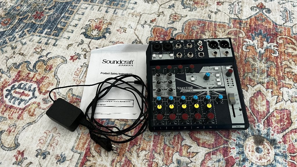 Soundcraft Notepad 8FX, Ophalen of Verzenden, Zo goed als nieuw, 5 tot 10 kanalen, Microfooningang