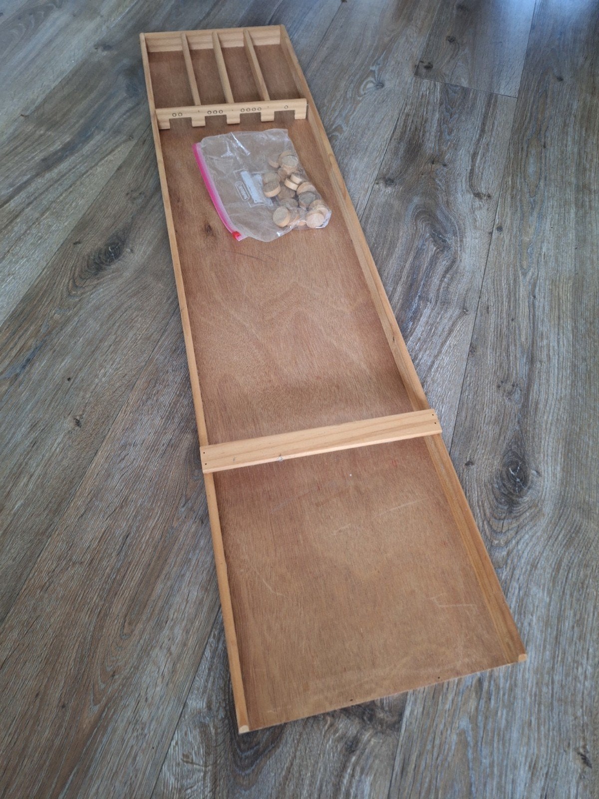 Sjoelbak 119 x 29 cm, Ophalen, Gebruikt