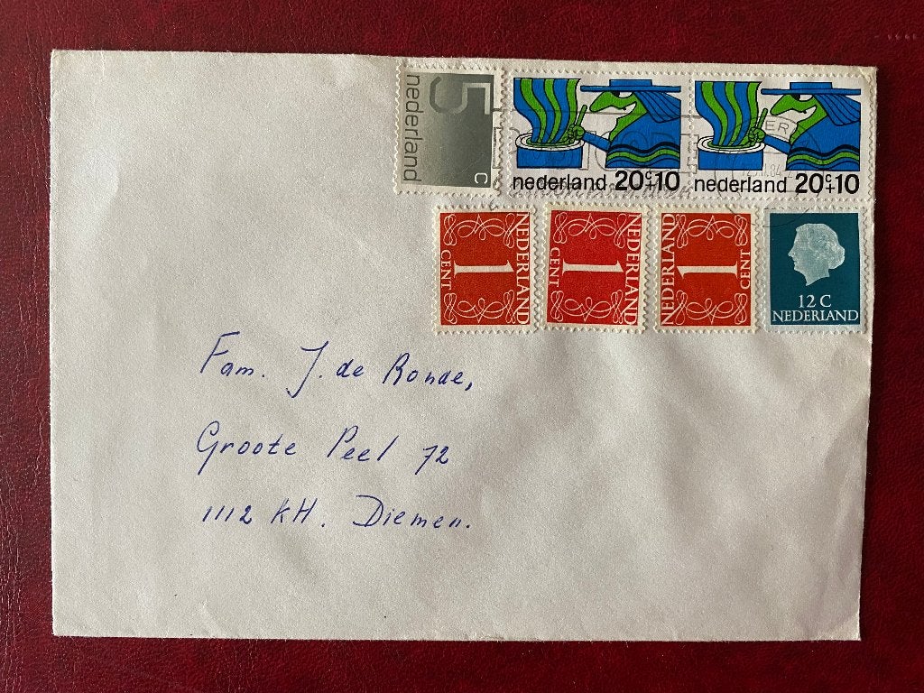 Poststukken (5 foto's) - mail uw keuze + bod, Postzegels en Munten, Brieven en Enveloppen | Nederland, Ophalen of Verzenden, Envelop