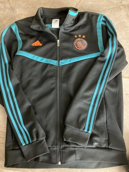 Ajax trainingspak XL, Zwart, Maat 56/58 (XL), Ophalen of Verzenden, Voetbal