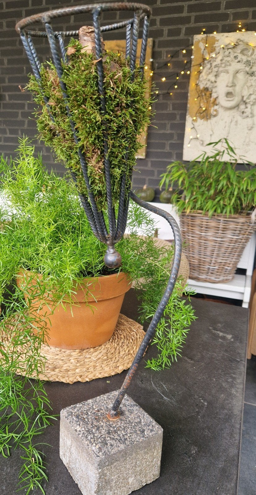 Bloemschikken - decoratieve ijzeren standaard, Ophalen