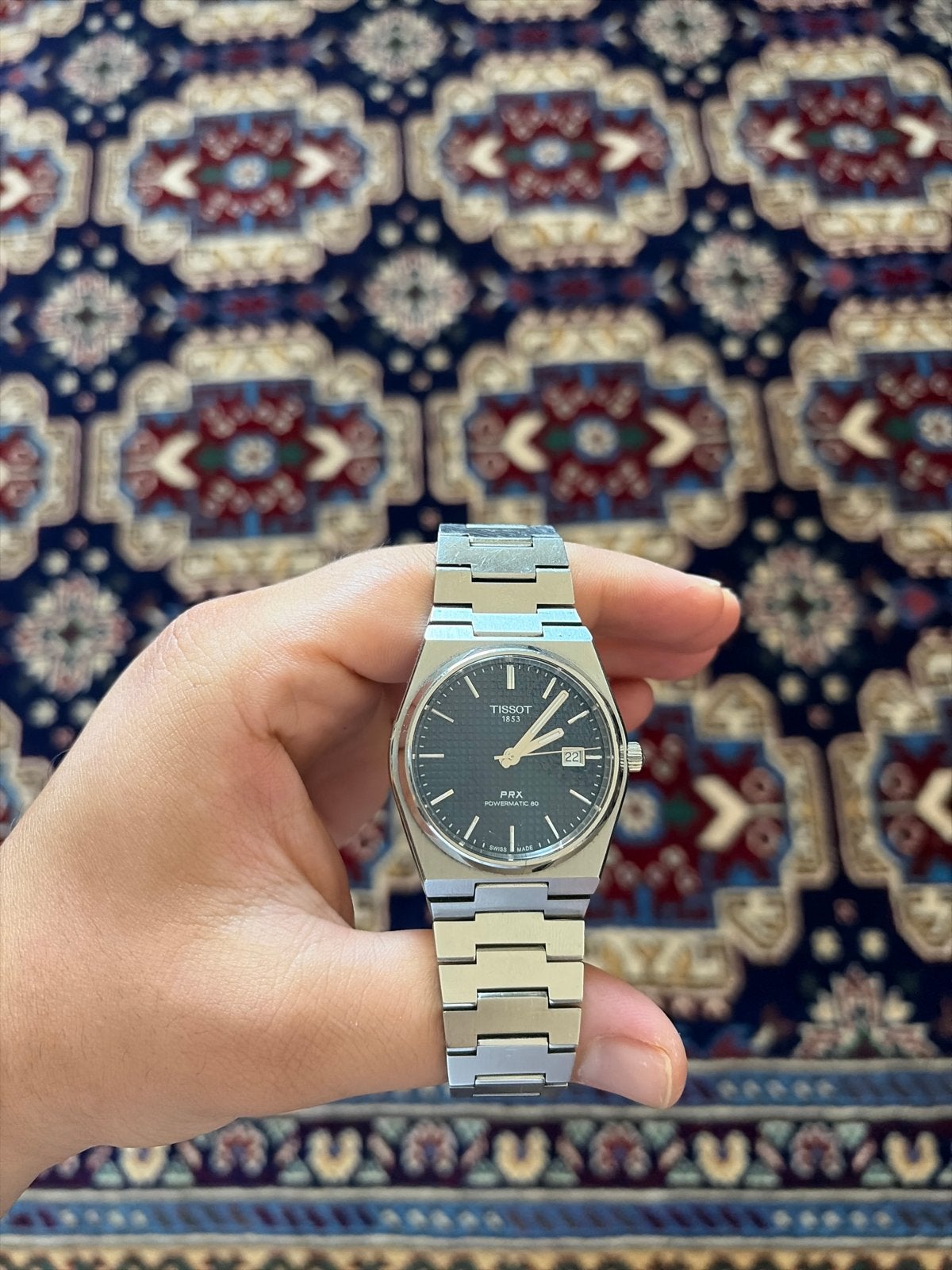 Tissot PRX 40 Automatic Powermatic 80 - Zeer Goede Staat, Overige merken, Staal, Polshorloge, Ophalen of Verzenden