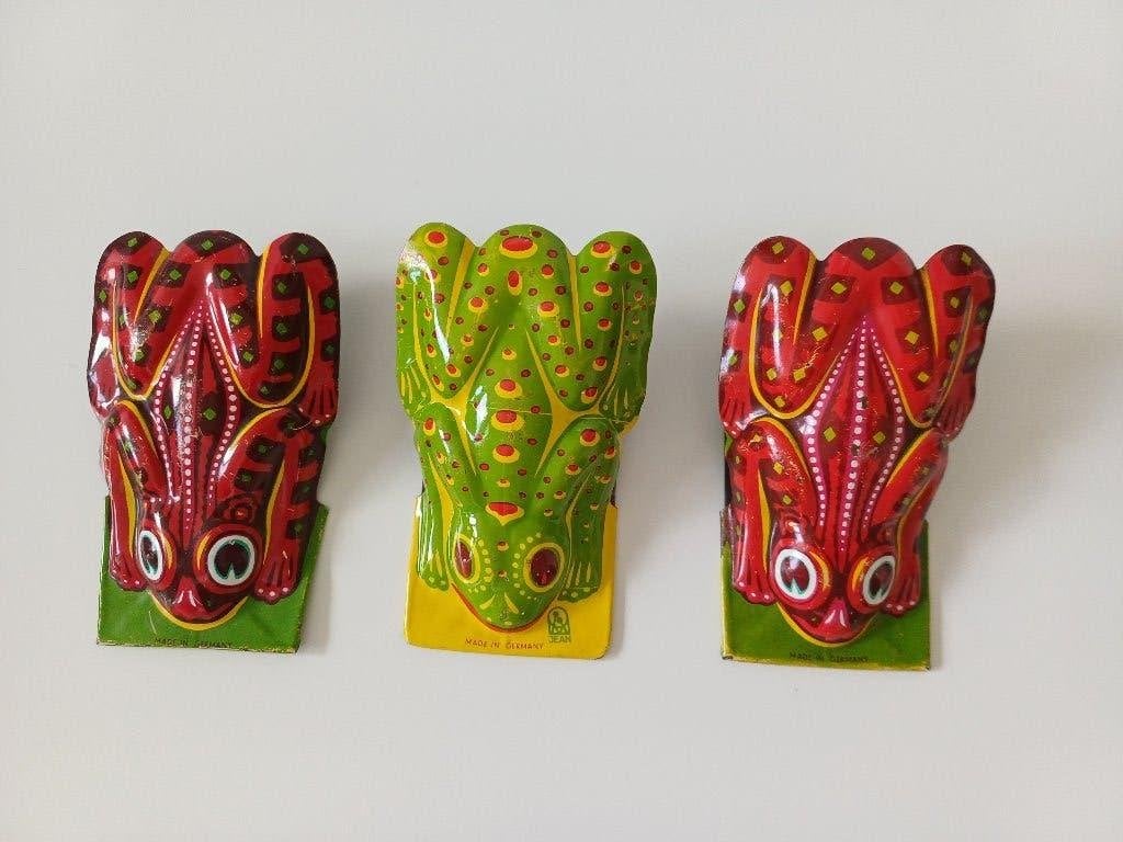 Blikken speelgoed Knack kikkers, Antiek en Kunst, Antiek | Speelgoed, Ophalen of Verzenden