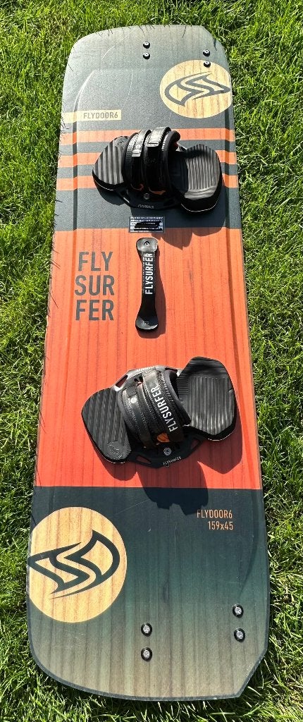 Flysurfer kiteboard Flydoor 6 - 159x45 cm, Gebruikt, Twintip, Kiteboard, Ophalen of Verzenden