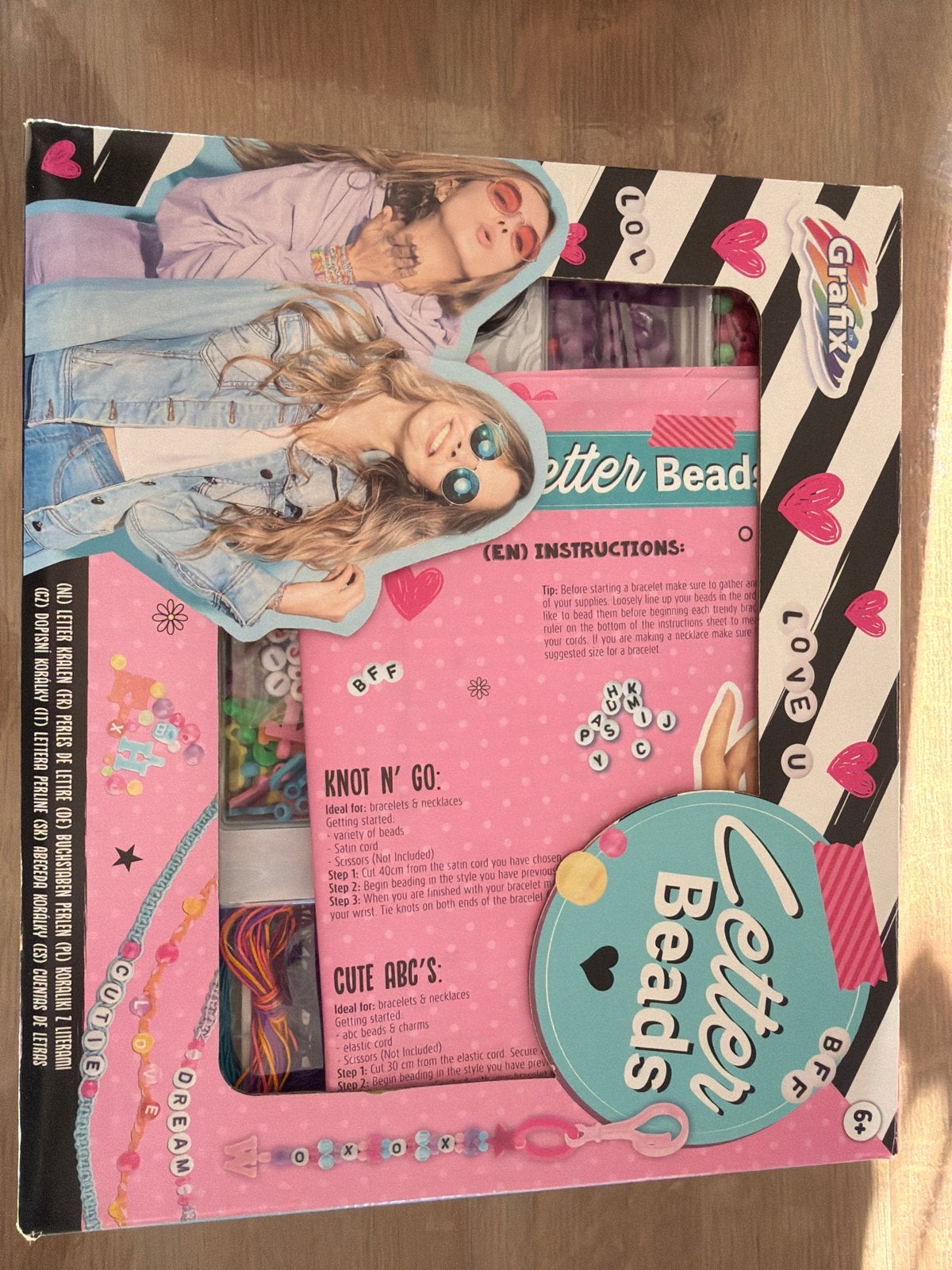 Grafix Letter Beads Armbandjes Maken Knutselset, Ophalen of Verzenden, Nieuw, Kraal