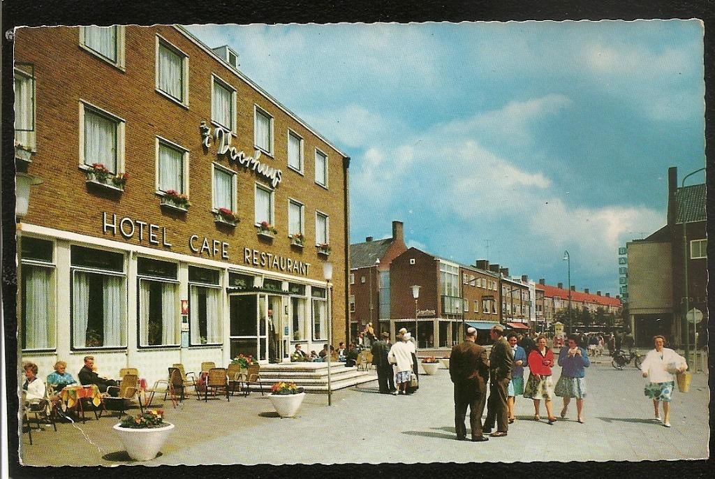 Emmeloord, Voorhuys met Lange Nering, Ophalen of Verzenden, 1960 tot 1980, Gelopen, Flevoland