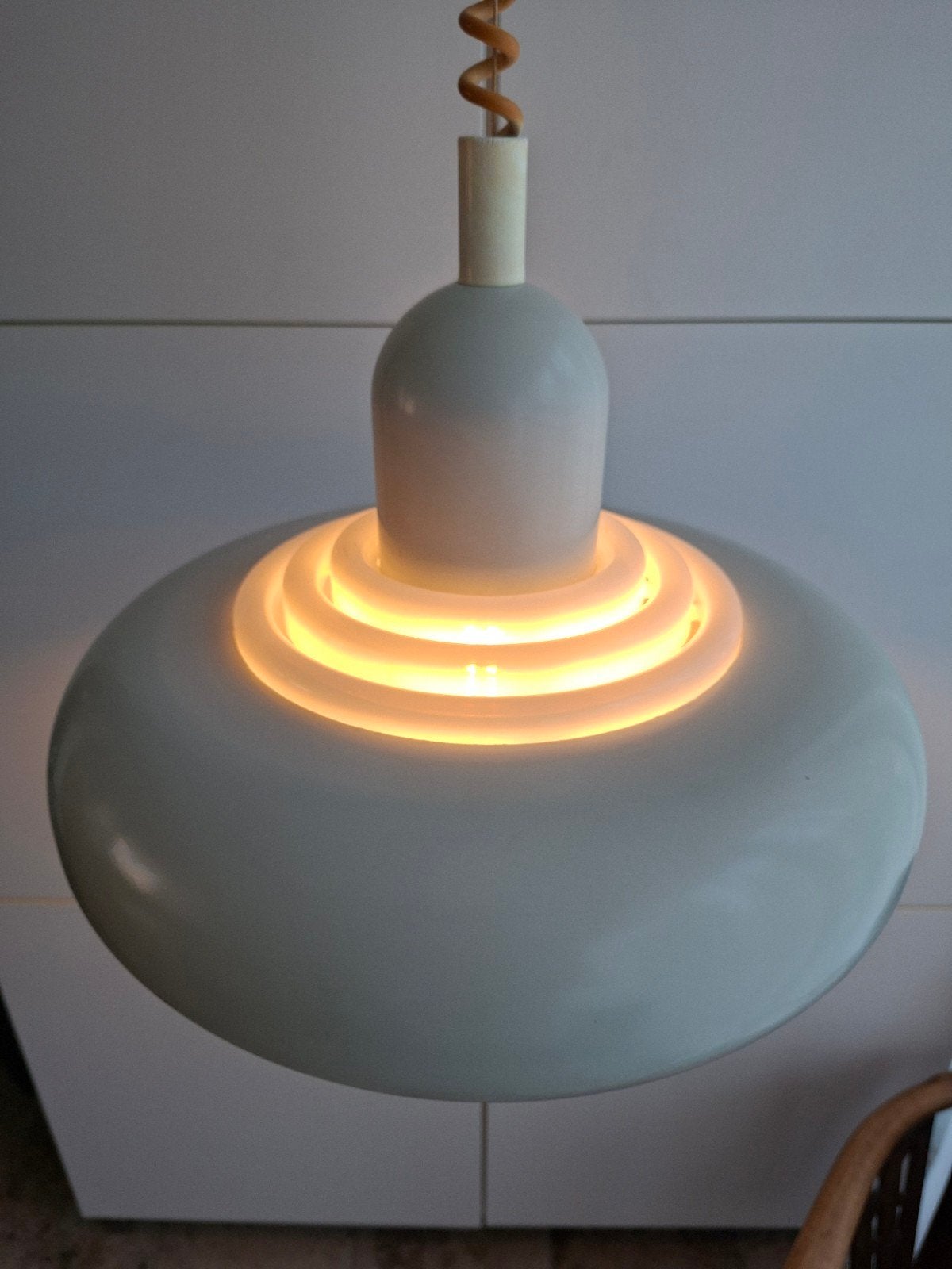 Vintage Space Age hanglamp | Knud Christensen |Deens design, Ophalen, Metaal