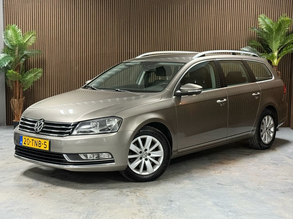 Volkswagen Passat Variant 1.4 TSI Comfl. BlM (bj 2012), Auto's, Euro 5, Bruin, Origineel Nederlands, Onderhoudsboekje
