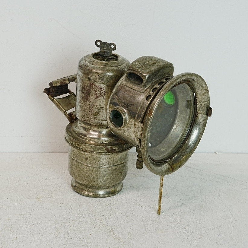 Antieke Lucas carbid fietslamp - Made by Joseph Lucas Ltd., Ophalen of Verzenden