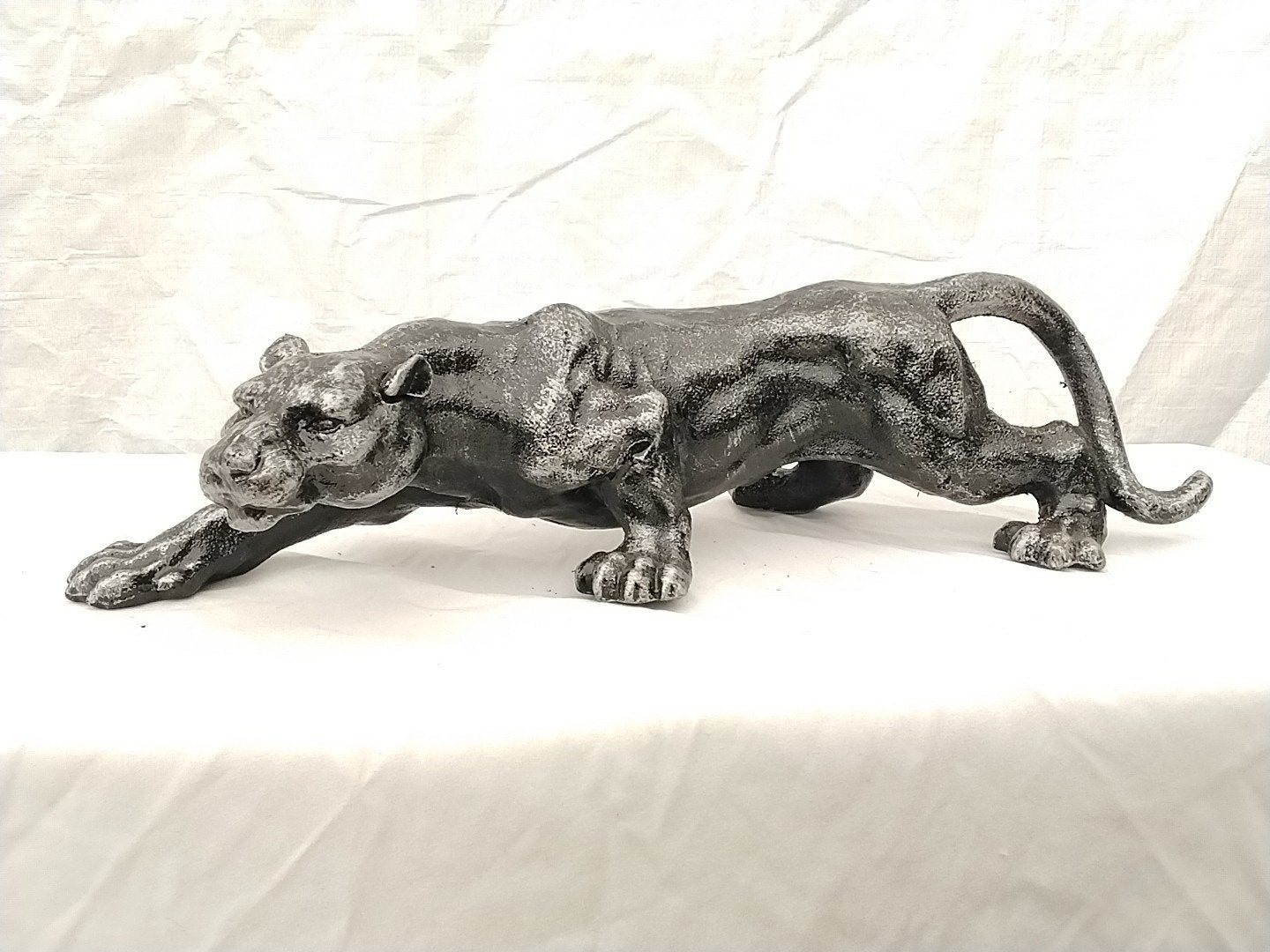 Zwarte Panter Beeld - Elegant en Krachtig, Ophalen of Verzenden, Overige materialen, Beeld, Modern