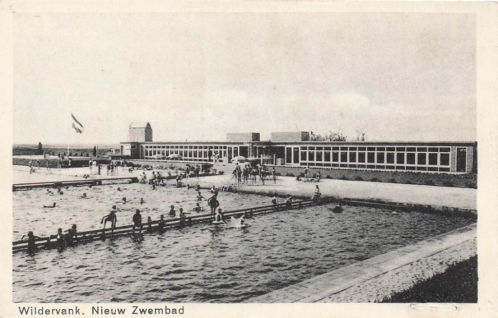 702-422-053 Wildervank Nieuw Zwembad, Verzamelen, Ophalen of Verzenden, Voor 1920, Groningen