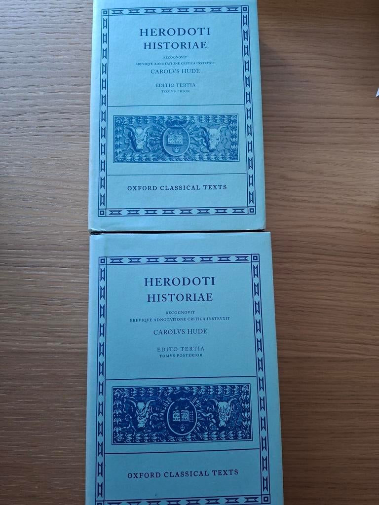 Oxford classical text complete edition of Herodotus, Ophalen of Verzenden, Zo goed als nieuw