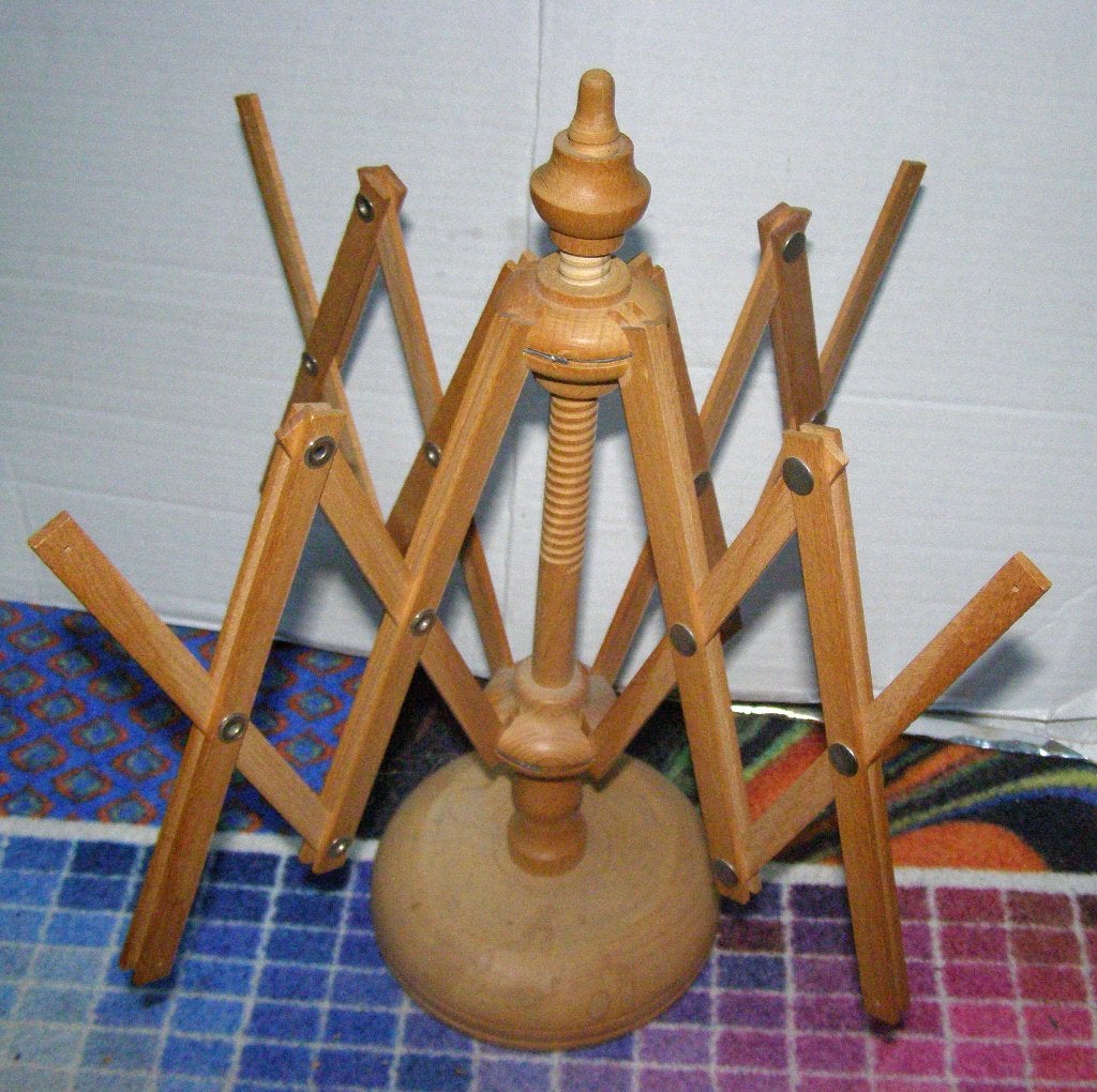 Strengen haspel breiwol spinnewiel wolhaspel, Ophalen of Verzenden, Gebruikt, Breien of Haken, Patroon of Boek