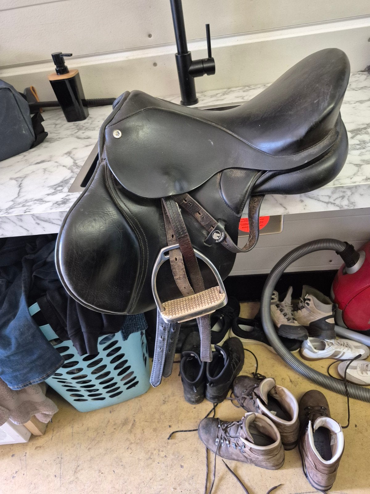veelzijdigheid pony zadel, Dieren en Toebehoren, Ophalen, Gebruikt, Overige merken, Veelzijdigheid