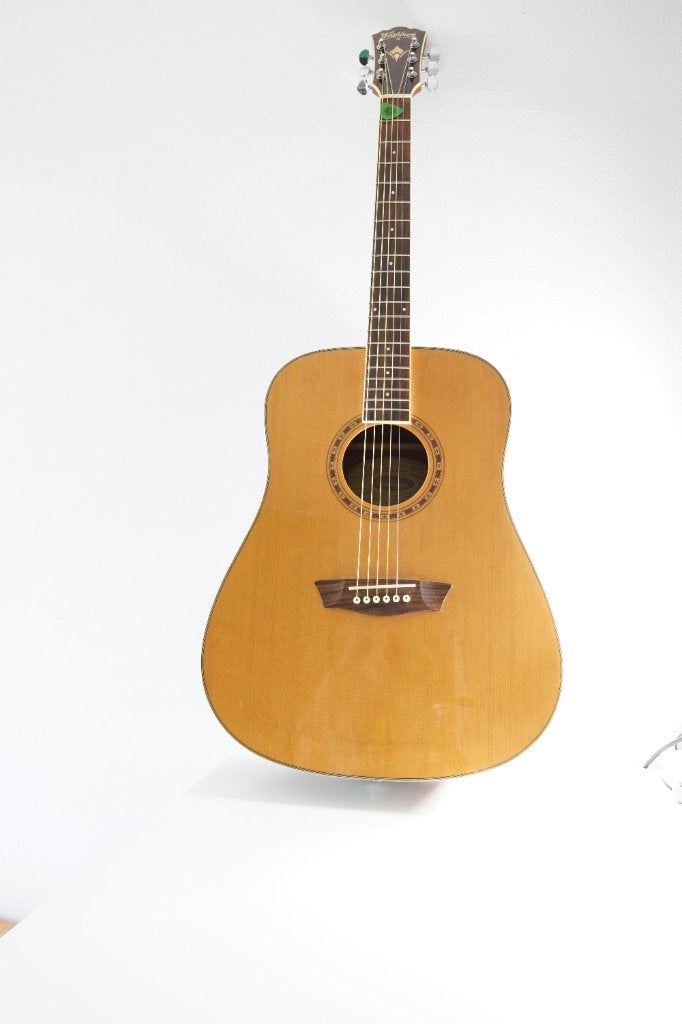Akoestische washburn gitaar WD10Pack met gitaartas & spullen, Ophalen, Gebruikt, Western- of Steelstringgitaar