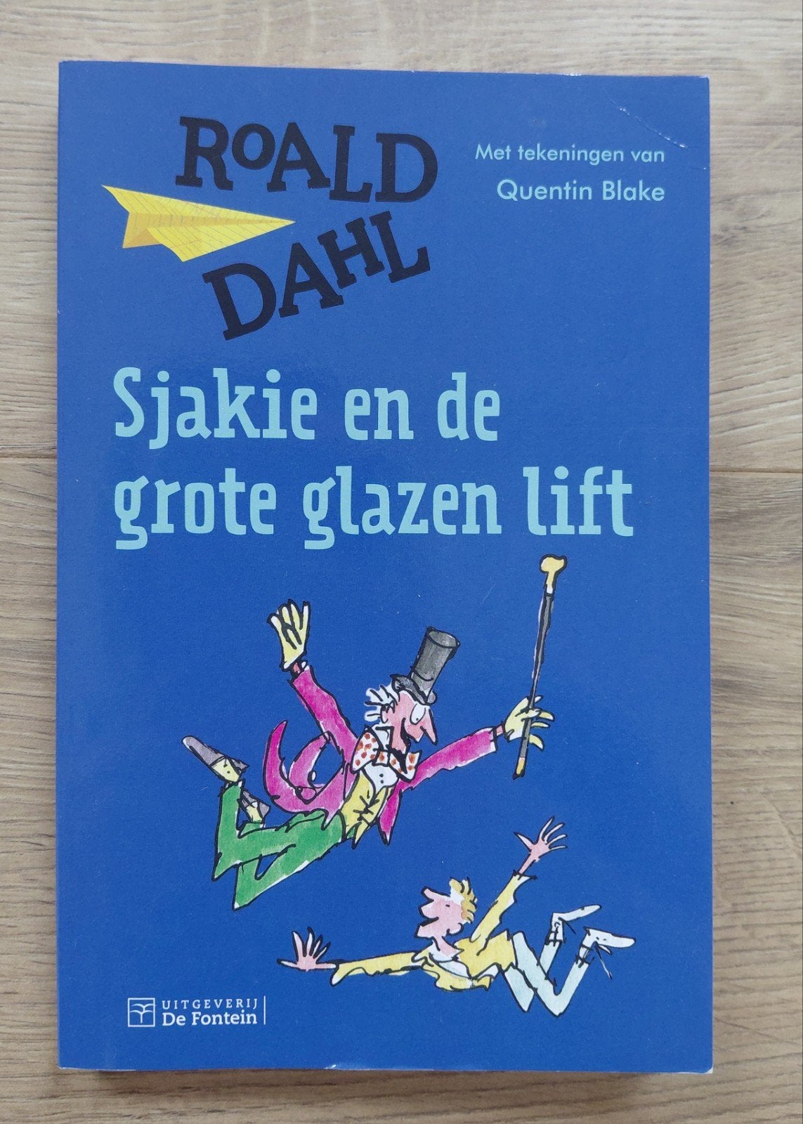 Roald Dahl: Sjakie en de grote glazen lift, Ophalen of Verzenden, Zo goed als nieuw, Roald Dahl, Fictie algemeen