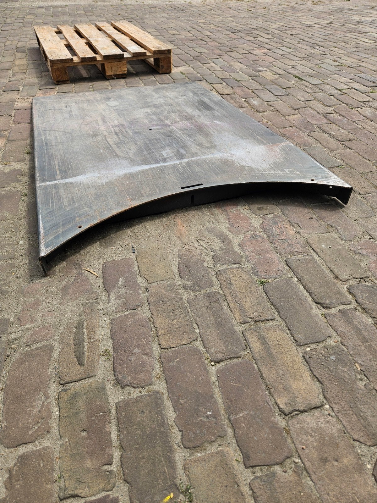oprijplaat palletwikkelaar staal, Ophalen, ., ., .