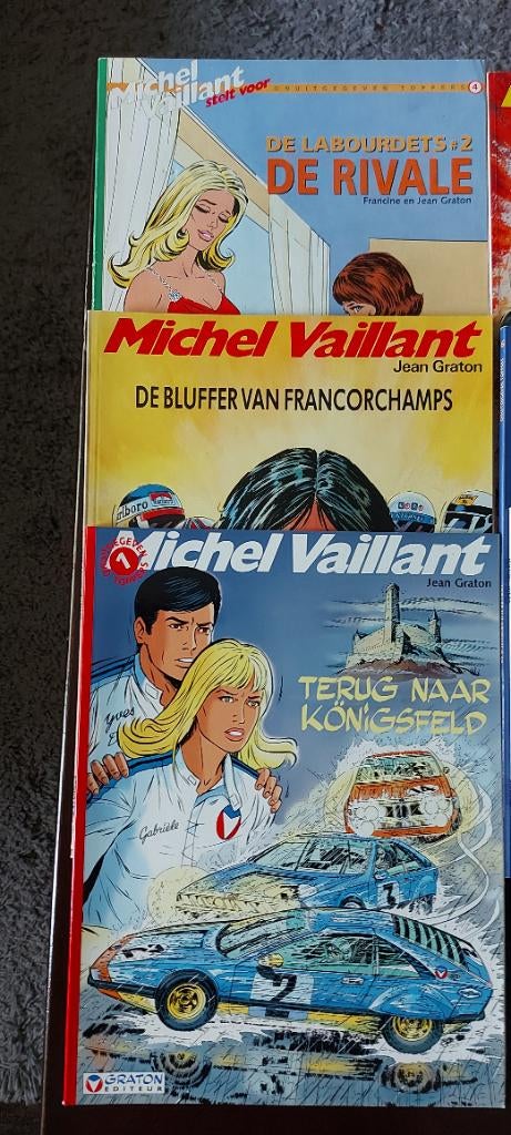 Michel vaillant (strip boeken), Boeken, Gelezen, Jean Graton, Ophalen of Verzenden, Meerdere stripboeken