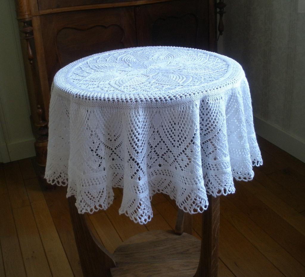 Oud handgebreid tafelkleed, Ophalen of Verzenden