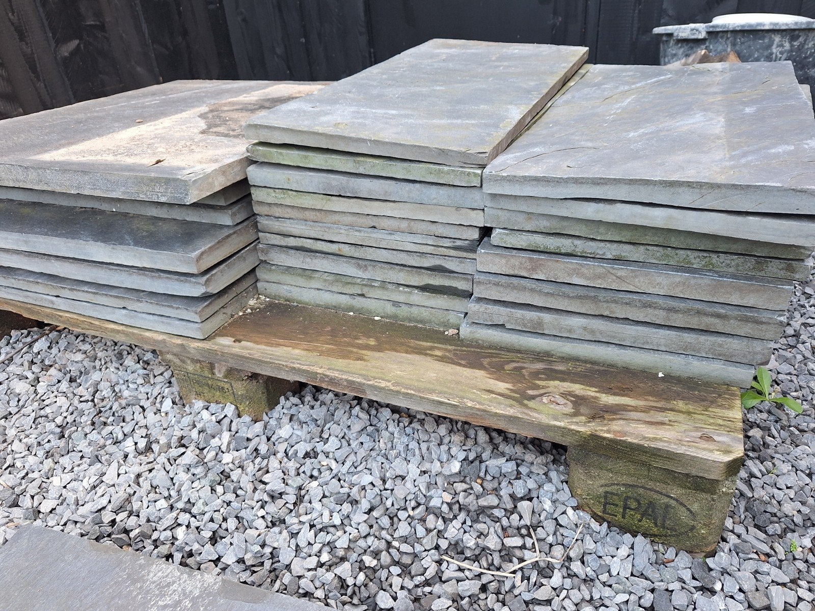 natuursteen leisteen tegels voor terras - diverse afmetingen, Ophalen, Gebruikt, 40 tot 60 cm, 5 tot 10 m²