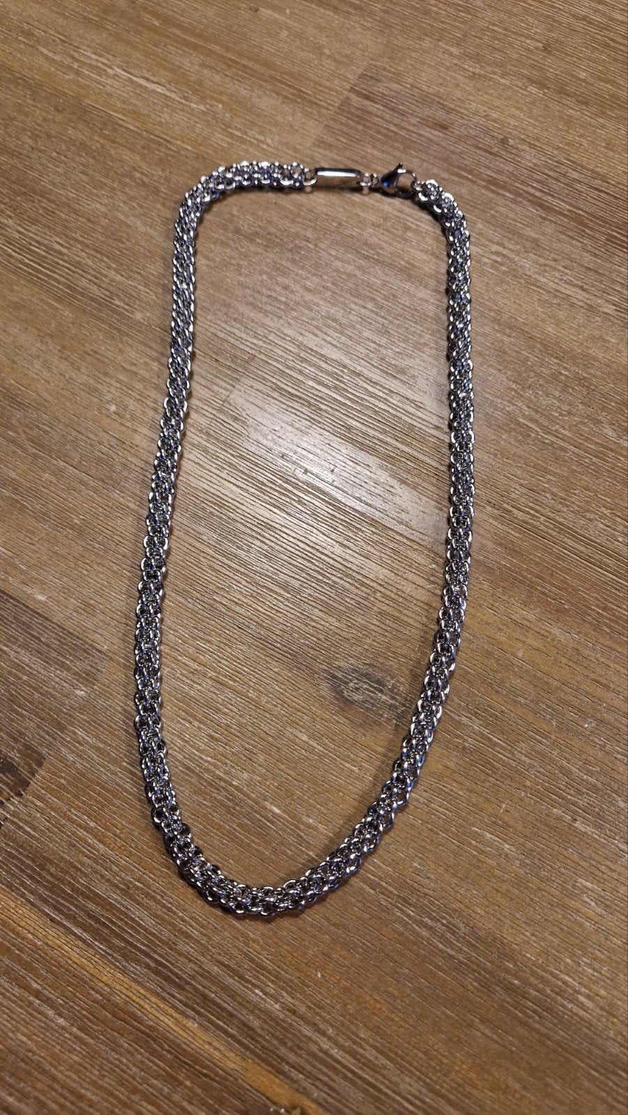 Mooie ketting Energetix, Sieraden, Tassen en Uiterlijk, Kettingen, Ophalen of Verzenden, Nieuw, Zilver, Overige materialen