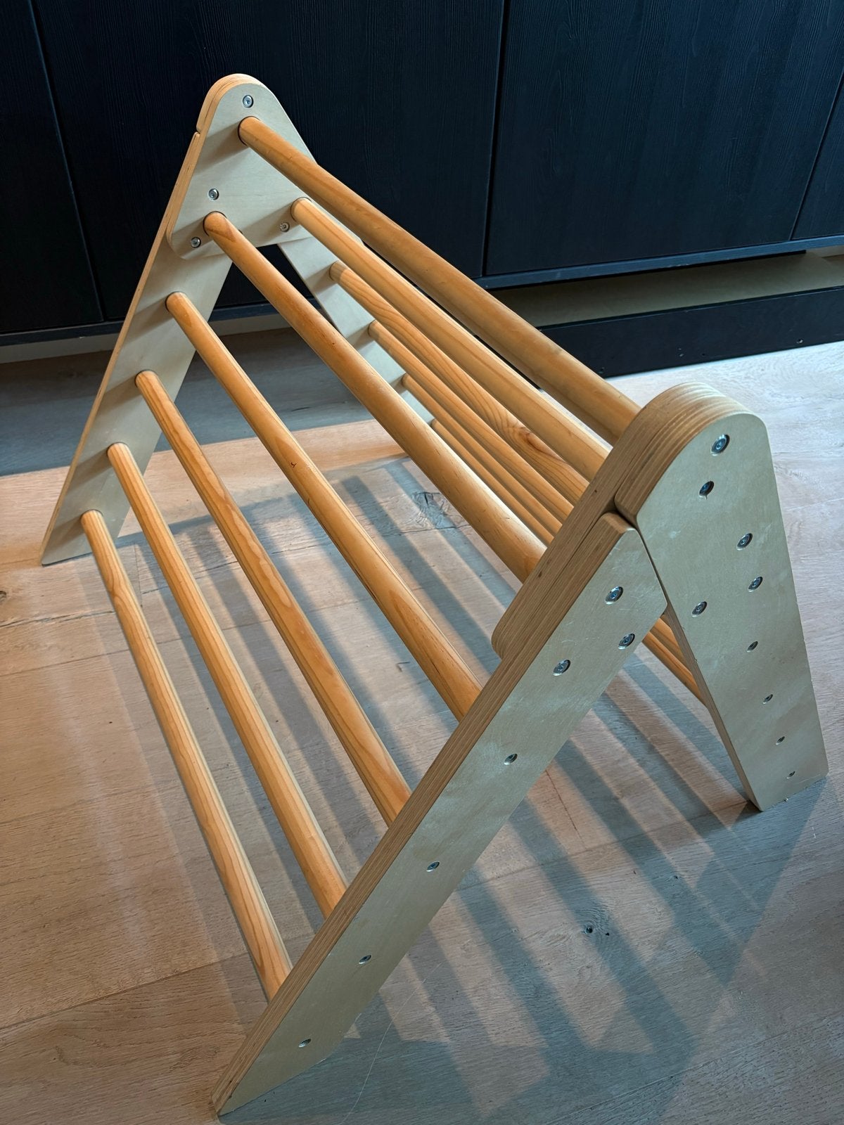 Houten Klimrek / Pikler Driehoek voor Kinderen, Ophalen, Gebruikt