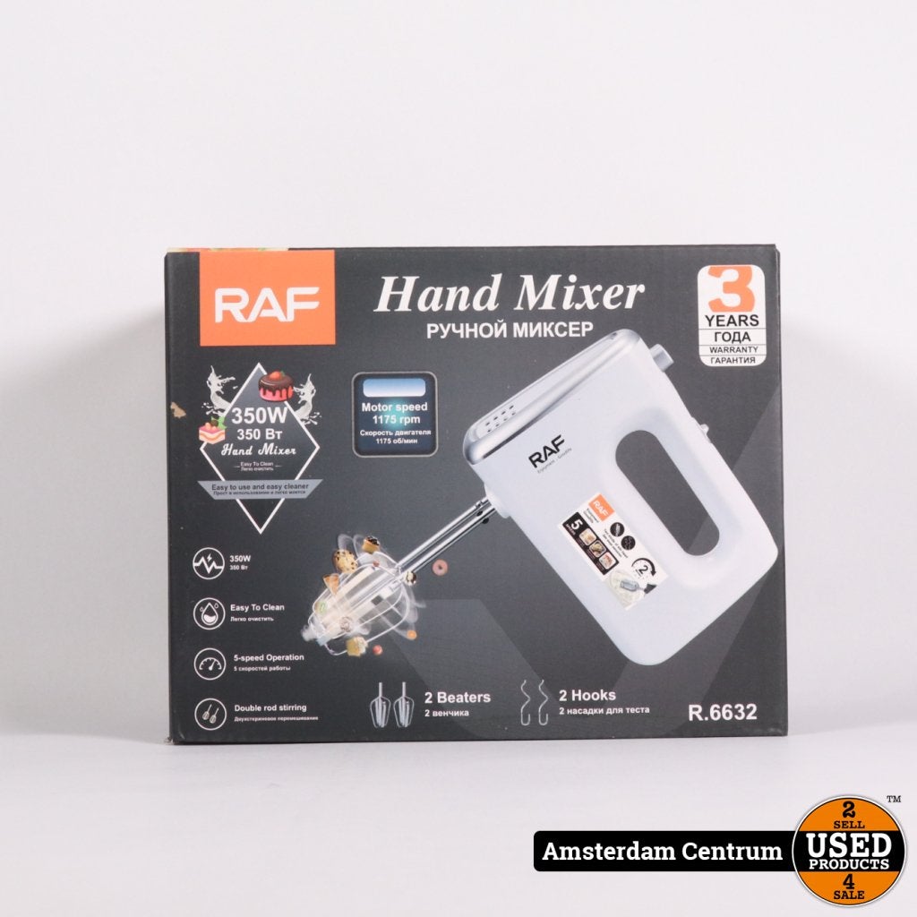 RAF R.6632 Hand Mixer - Nieuw, Flex Ltd., Gebruikt, https://flex.com/contact-us, Nobelstraat 10, 5807 GA Oostrum LB, Limburg, Nederland