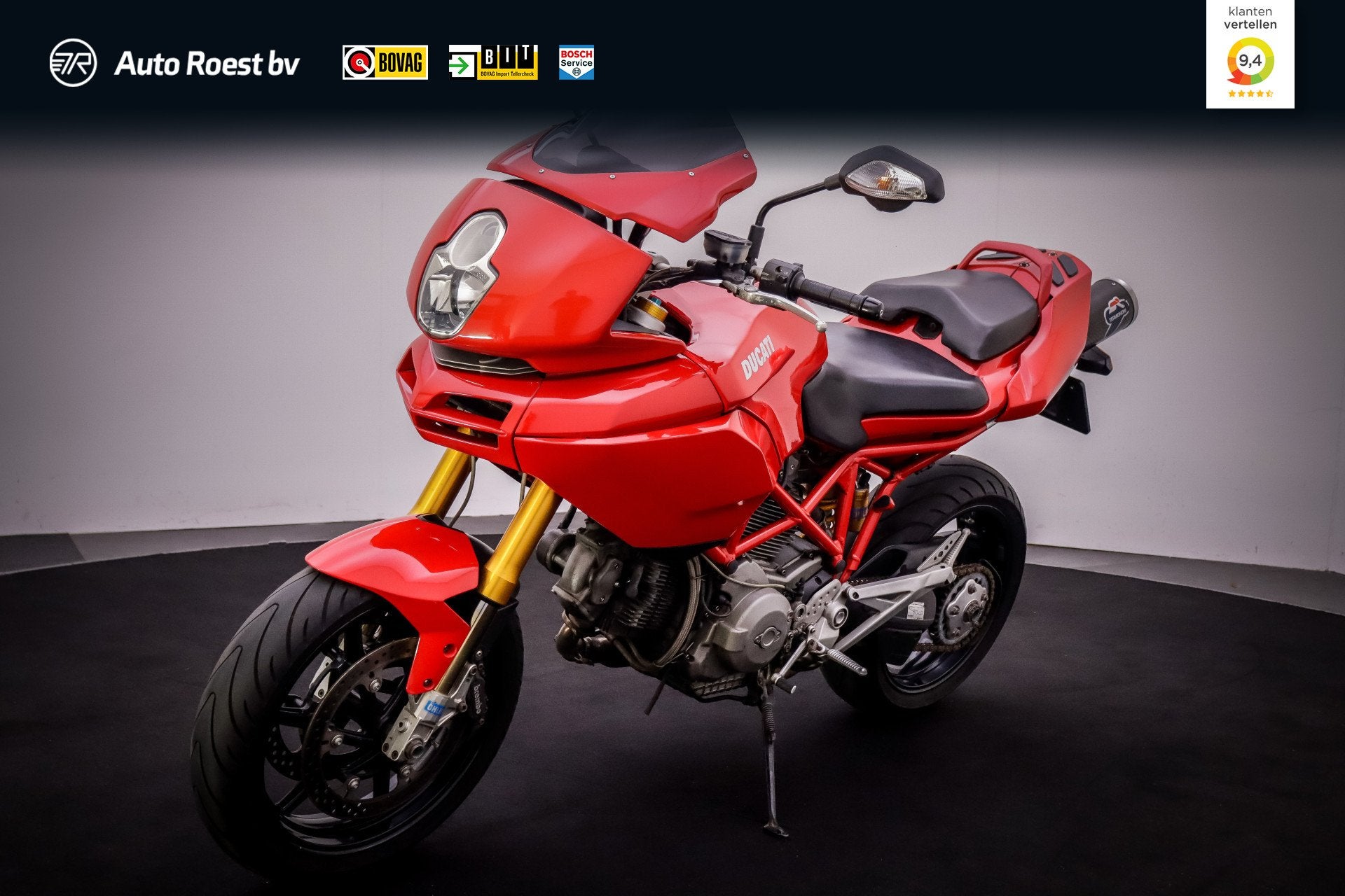 Ducati Multistrada 1100S TERMIGNONI | RECENT D-RIEMEN VV | O, Auto Roest bv, 1079 cc, Meer dan 35 kW, Overig