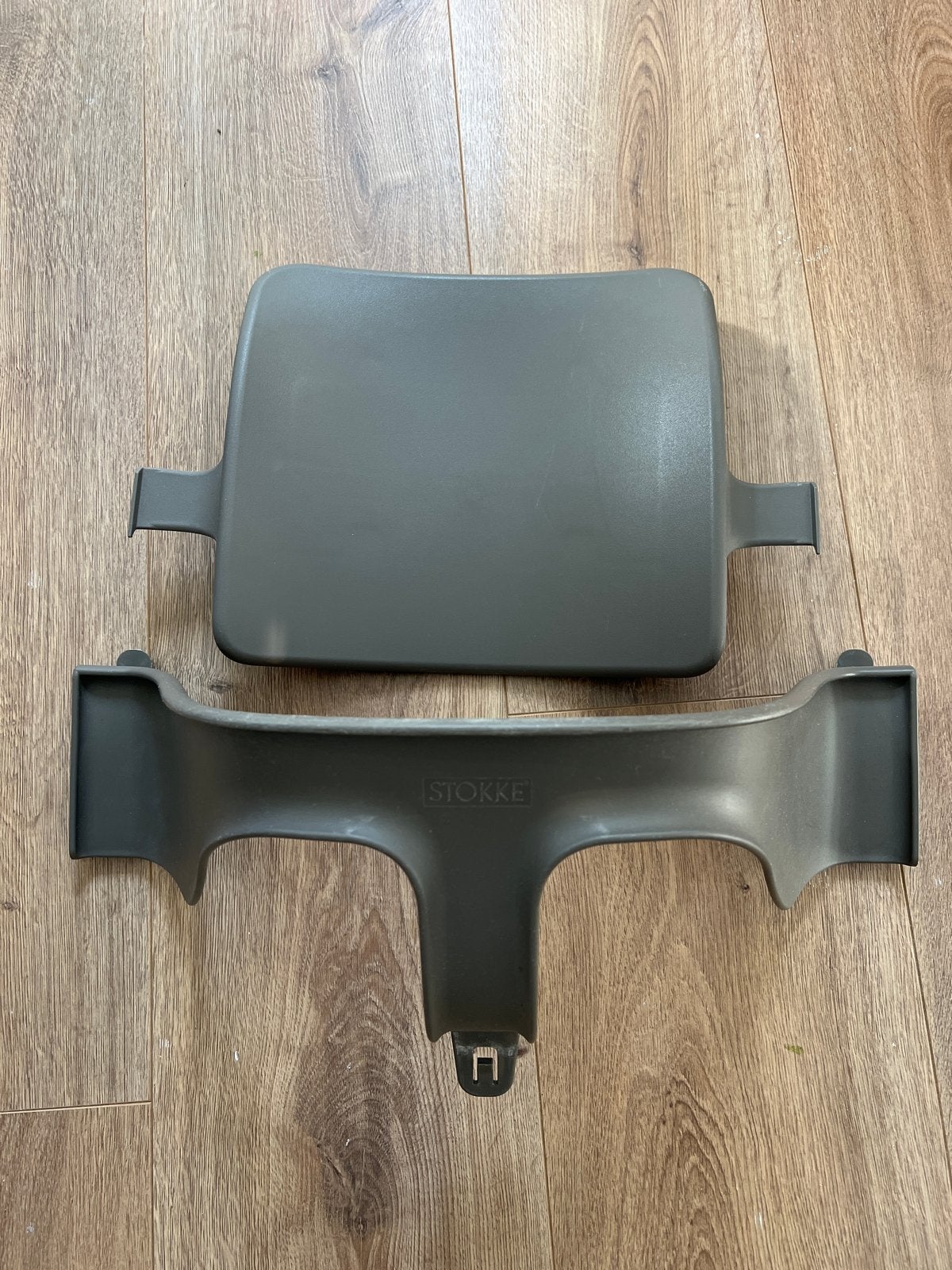Stokke Tripp Trapp Baby Set - Grijs, Kinderen en Baby's, Ophalen of Verzenden, Gebruikt, Meegroeistoel, Aanschuifbaar