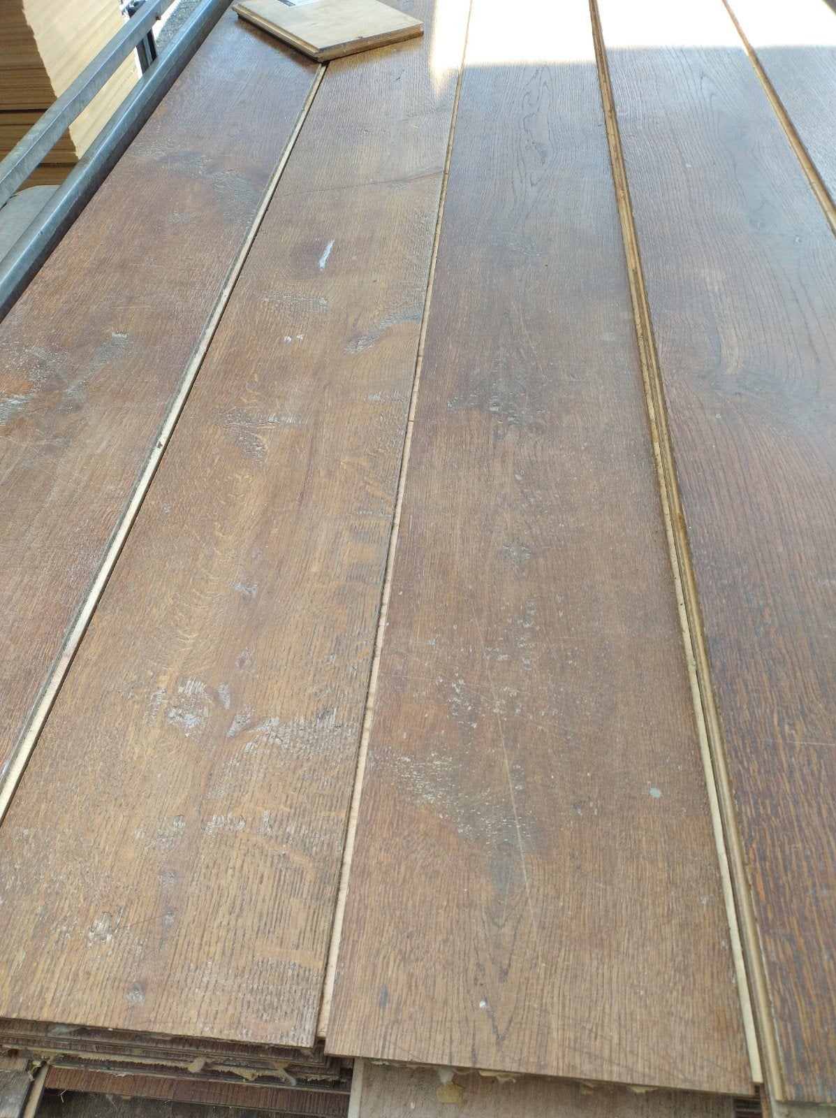 41 m2 oude eiken vloer, Ophalen, Gebruikt, Vloerdelen of -planken, 10 m² of meer