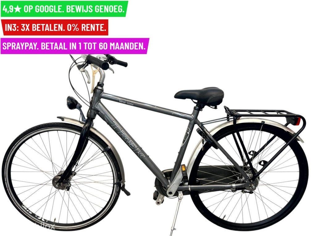 Herenfiets Trek New York 28"/51cm/3ver - Garantie/Levering, Fietsen en Brommers, Fietsen | Heren | Herenfietsen, Overige merken