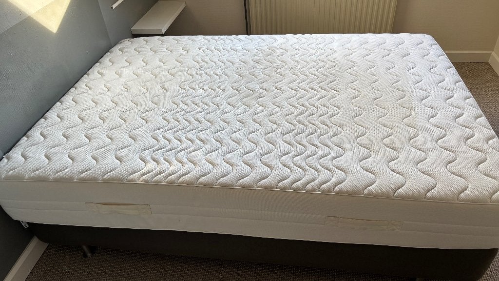 Boxspring 140x200 gratis afhalen, Huis en Inrichting, Ophalen, Gebruikt, Tweepersoons, 140 cm