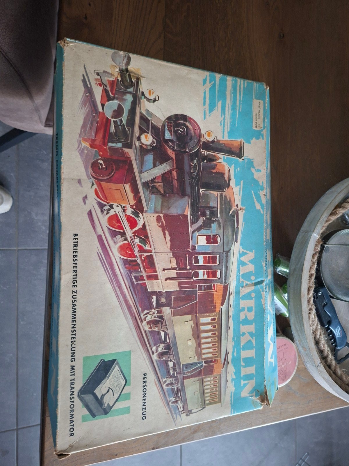 Marklin trein met doos, Ophalen of Verzenden, Wisselstroom, Märklin
