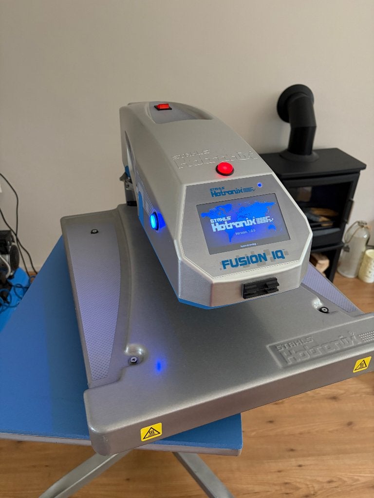 Stahls Hotronix Fusion IQ Transferpers + Standaard, Ophalen, Gebruikt, Overige typen