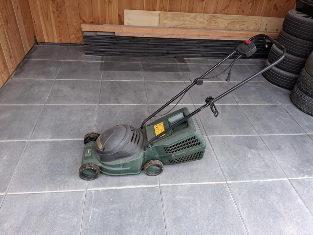 Greenway elektrische grasmaaier - Compact en efficiënt, Tuin en Terras, Grasmaaiers, Gebruikt, Elektrische grasmaaier, 30 t/m 39 cm