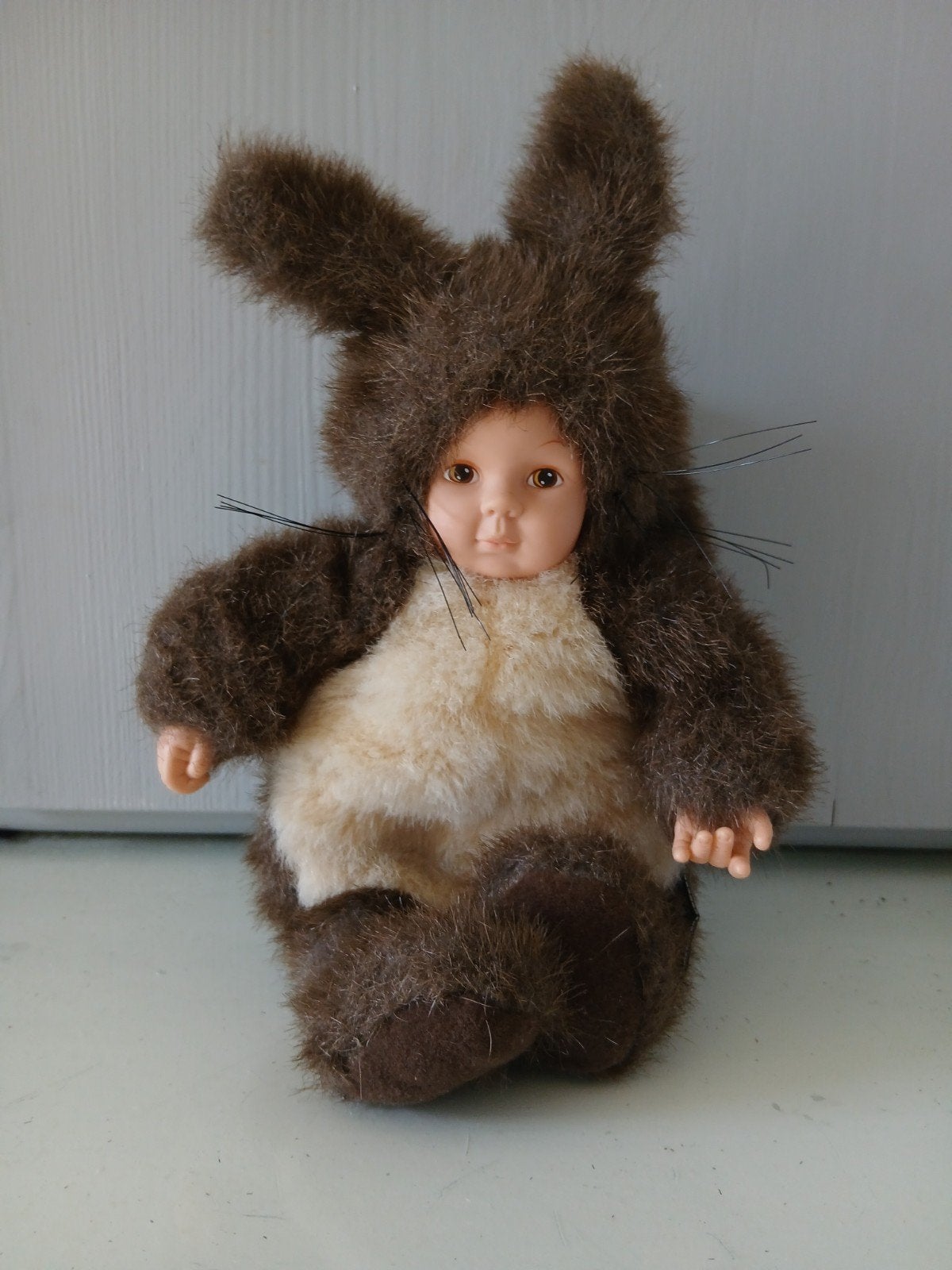 Anne Gebbes babypop eekhoorn vintage, Ophalen of Verzenden, Babypop