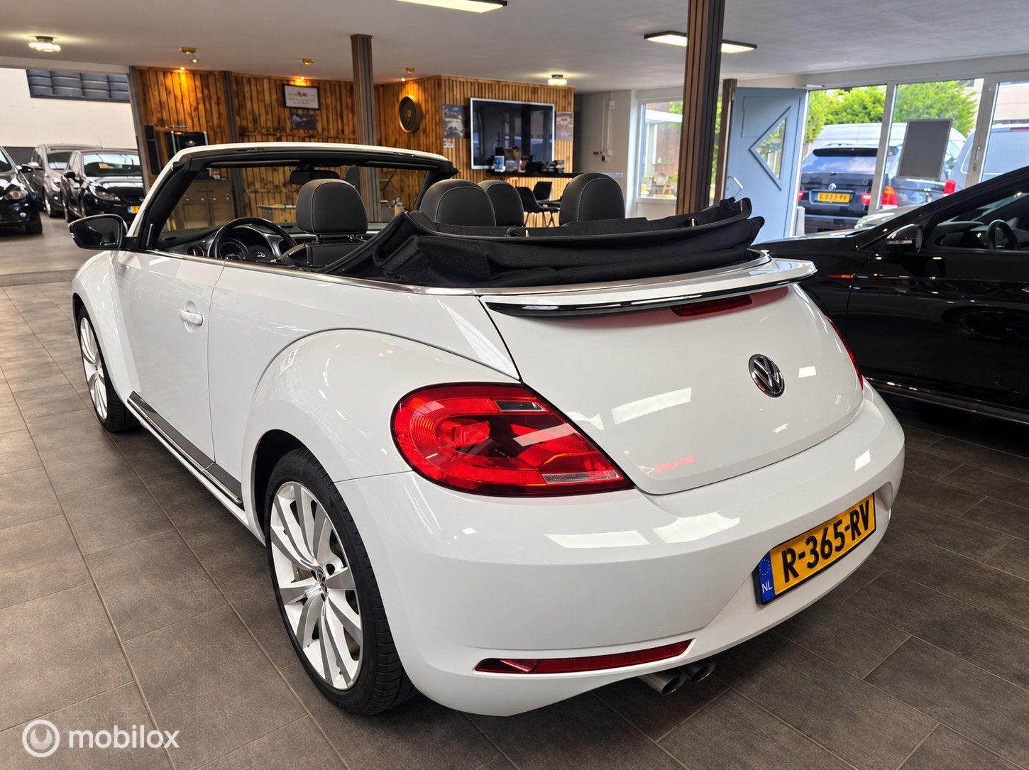 Volkswagen Beetle Cabriolet 1.8 tsi | 170 PK | DSG| Leer, Euro 5, Gebruikt, Beetle (Kever), Wit