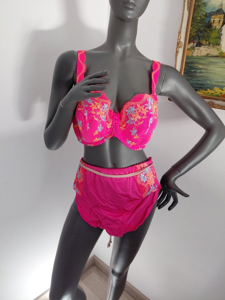 Prima donna prachtige bh eur 90d + slip m46, Ophalen of Verzenden, Roze, BH
