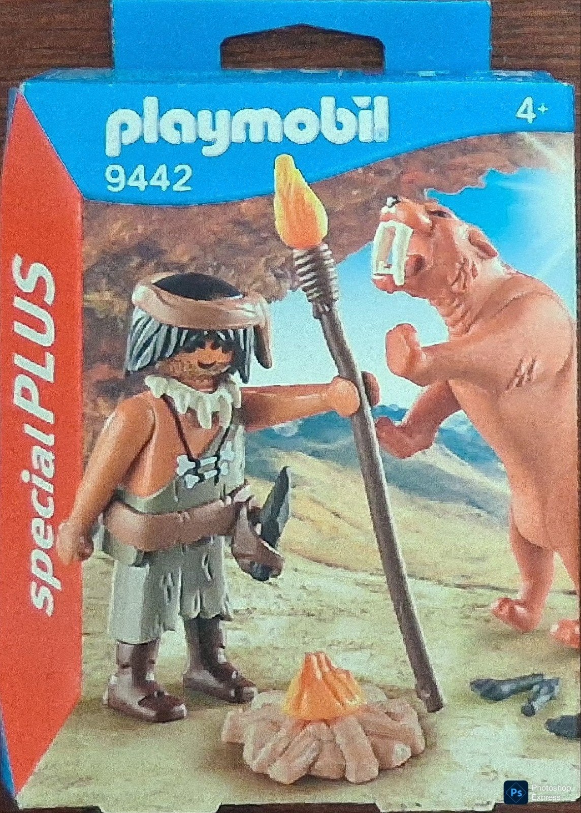 Special Plus Neanderthaler Met Sabeltandtijger 9442, Ophalen of Verzenden, Zo goed als nieuw, Complete set