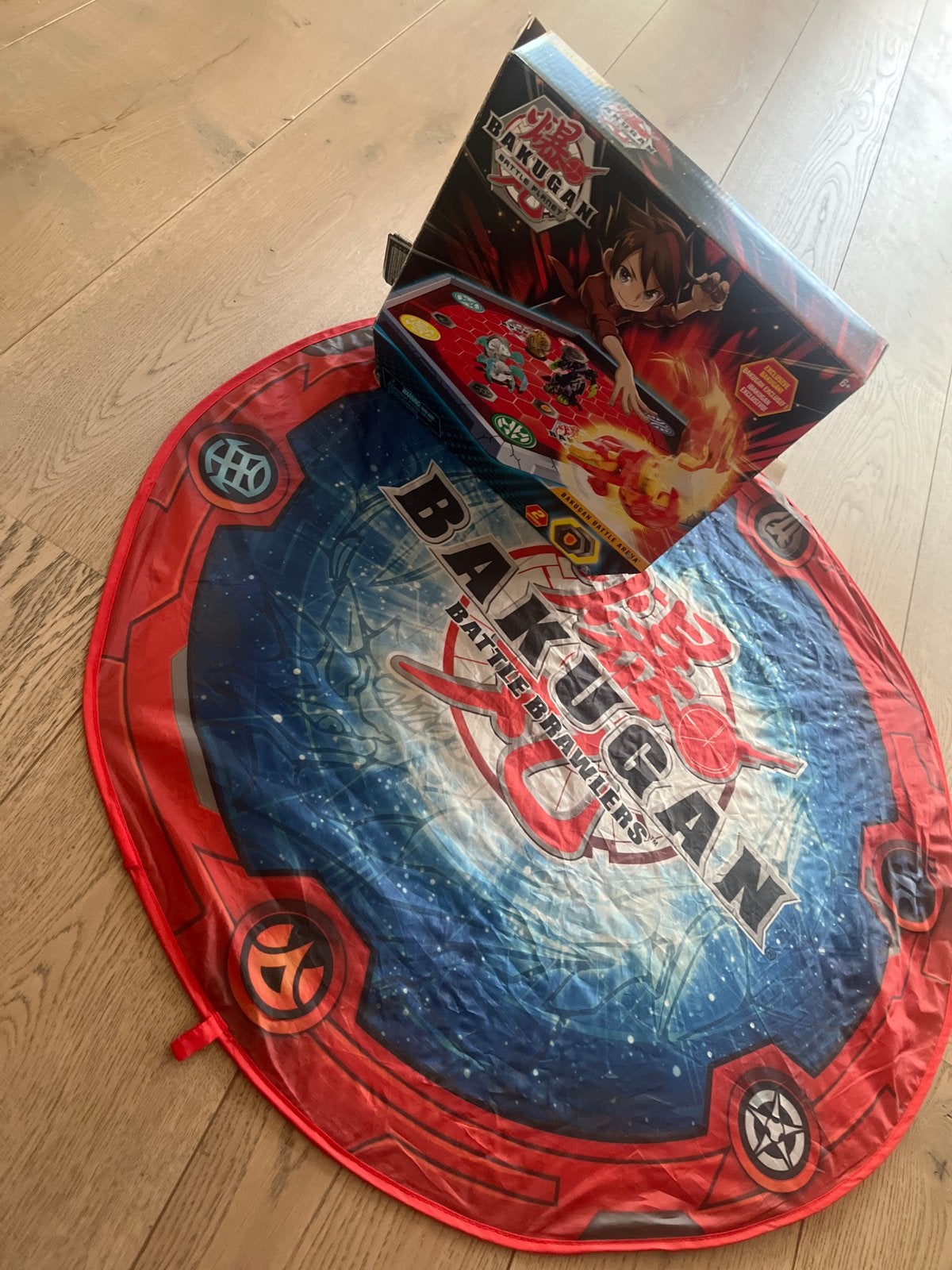 Bakugan Speelmat en Battle Arena Set, Ophalen of Verzenden, Gebruikt, Jongen of Meisje