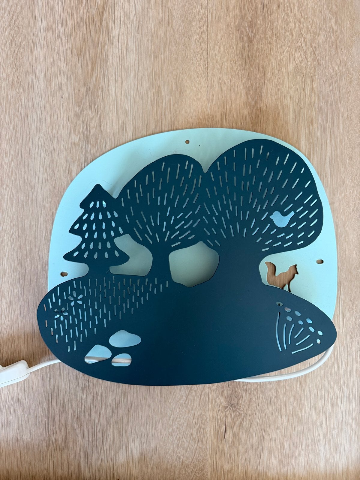 IKEA Dugregn LED wandlamp bosdieren kinderkamer, Kunststof, IKEA, Meerkleurig, Overige fittingen