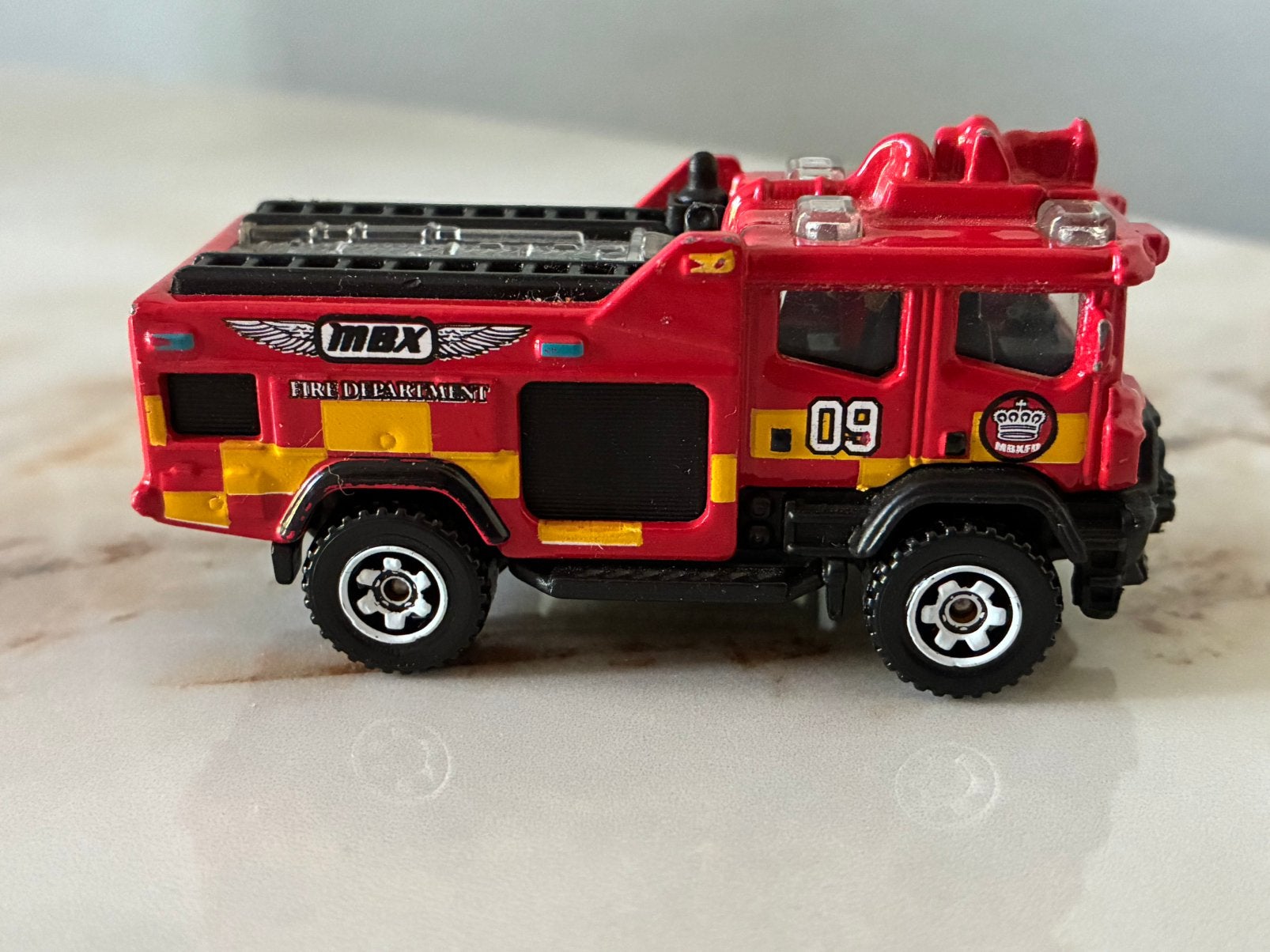 Matchbox Blaze Blitzer uit 2012, Ophalen of Verzenden, Zo goed als nieuw, Auto