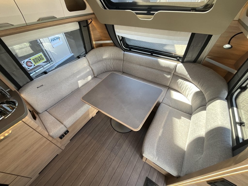 Knaus Sudwind Black Selection 580 UF MOVER-AIRCO-LUIFEL-LUX&, Caravans en Kamperen, Rondzit, Bedrijf, Overige typen, 6 tot 7 meter