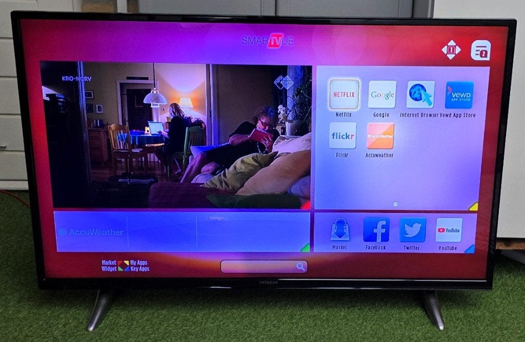 Hitachi 43 inch 109cm Smart TV Wi-Fi HDMI, Audio, Tv en Foto, Ophalen